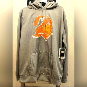 Brand New NFL RETRO LOGO TAMPA BAY BUCCANEERS HOODIE SWEATER Tags $85